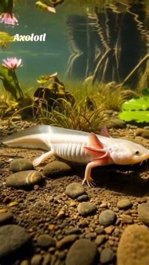 Axolotl: While critically endangered and likely extinct in the wild #axolotl #wildlife #animals