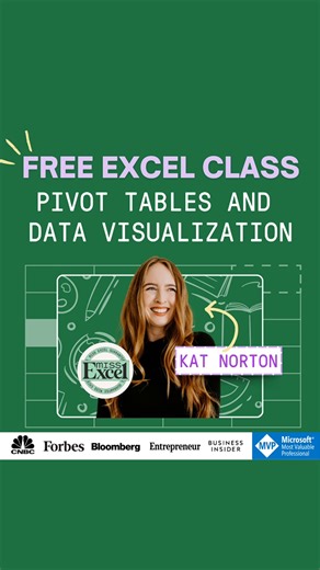 39K views · 87 reactions | ‼️FREE Pivot Tables Class w/ Miss...