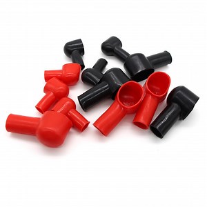 [Hot Item] Black Red UV-Protection Soft Vinyl Wire and Battery Terminal Cap
