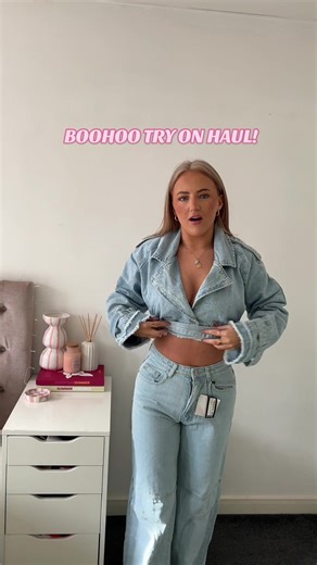 Stylish Boohoo Try On Haul with Trench Coat, Jeans, and Leggings
