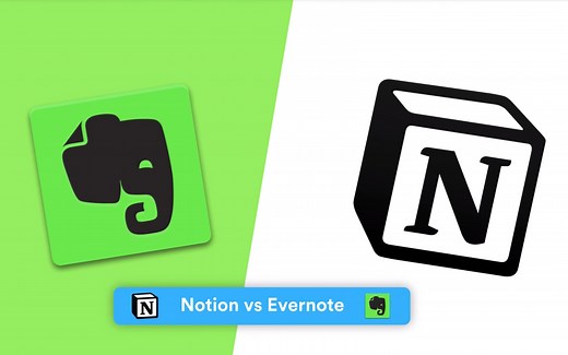 Notion x Mac | 笔记应用对决 - 印象笔记 vs Notion Evernote vs Notion | Head-to-Head Battle