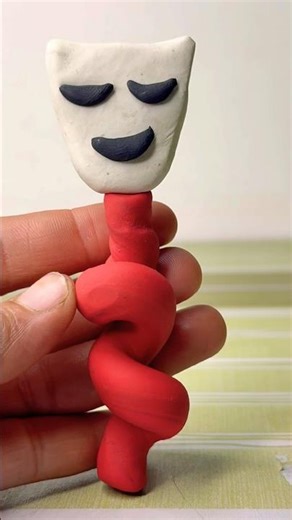 I Made Gangle from Digital circus 🎪 #clay #gangle #digitalcircus