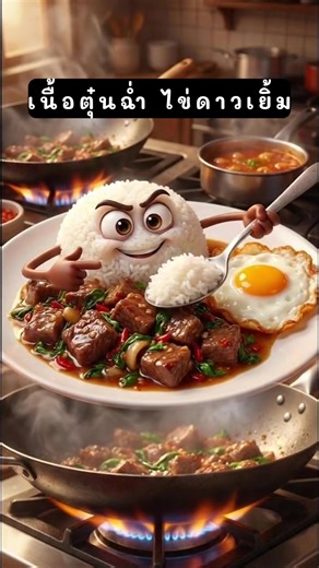 กะเพราเนื้อตุ๋นไข่ดาว เนื้อเปื่อยนุ่ม ซอสเข้ม ไข่ดาวเยิ้มๆ จานเดียวอยู่ ทั้งอิ่มทั้งฟิน สายหิวต้องลอง แล้วจะรู้ว่ามันเด็ดแค่ไหน 🤤🔥 ถ้าอยากลองทักทายกันก่อน สั่งมากินที่บ้านก็ได้น้า 🛵 👉 GRABFOOD https://r.grab.com/g/6-20251104_152831_CA4F7807252848A9BEDBD6E41B7A1D20_MEXMPS-3-CZDDKFNTTBKCNT ======================== ⏰ เวลาเปิดร้าน 08.30 – 17.30 น. เปิด จันทร์ – เสาร์ ❌ หยุดทุกวันอาทิตย์ ======================== 📞 ติดต่อ / สั่งอาหาร • โทร : 084-086-2156 • Line : https://line.me/ti/p/isDOl3jues =