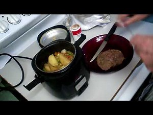 Steak Meal in a Perfect Cooker.