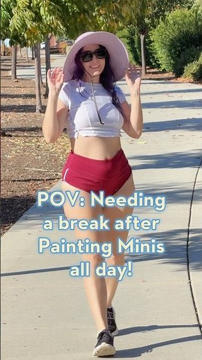 Reminder to Take Time AWAY from your Hobby Desk! #outdoors #miniaturepainter