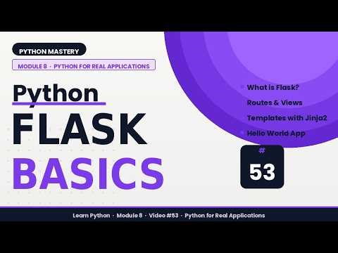 Flask Tutorial for Beginners | Build Your First Python Web App | HNM Technologies