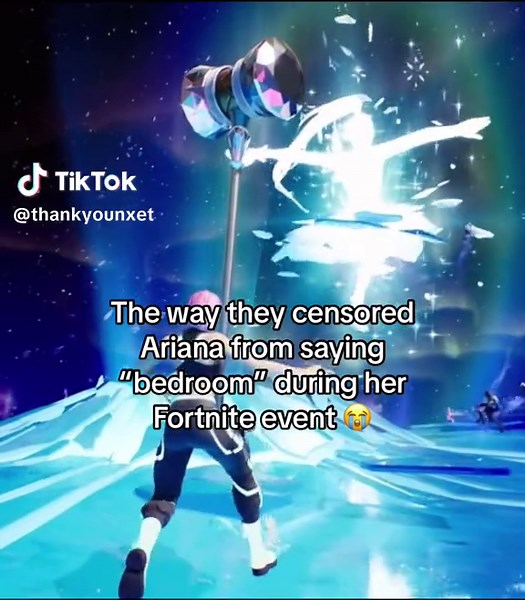 Ariana Grande Fortnite Event Reaction: Censoring 'Bedroom' Moment