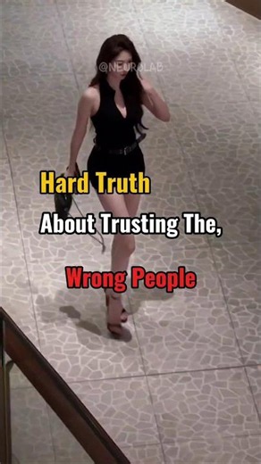 The Hard Truth About Trusting The Wrong People... 🥀 | #shorts #psychology #neurolab