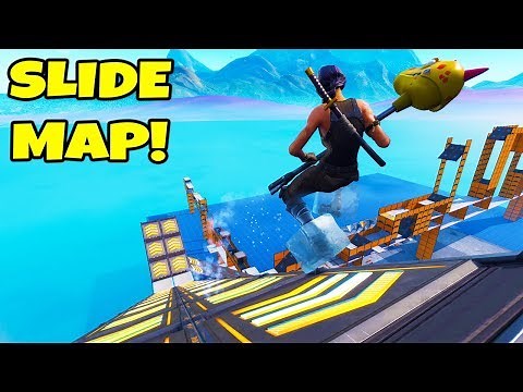 CIZZORZ SLIDE MAP CHALLENGE!! (Fortnite Creative Mode)