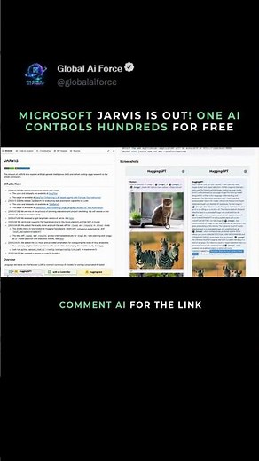 MICROSOFT JARVIS IS OUT! ONE AI CONTROLS HUNDREDS FOR FREE
