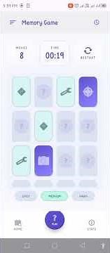 Memory Flip Card Game App in Java | Android Studio Project | Source Code + GitHub