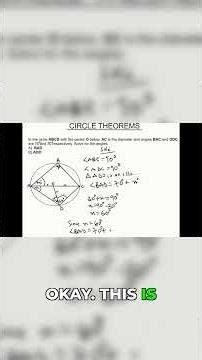 Master Circle Theorems in 2 Minutes! (Geometry Shorts)