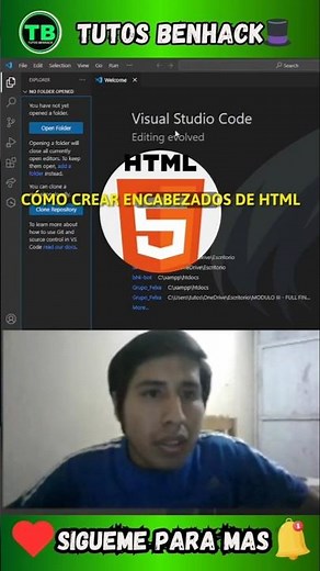 📂 HTML SERIES #2 – How to create HTML HEADINGS in VISUAL STUDIO CODE?