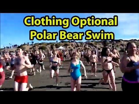 Clothing Optional Polar Bear Swim - Ocean Beach San Francisco