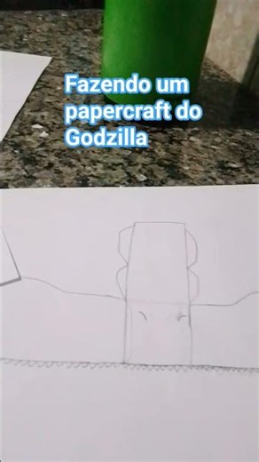 papercraft do Godzilla