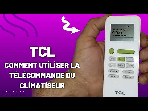TCL how to use the air conditioner remote control