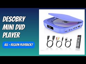 REVIEW (2026): Desobry Mini DVD Player. Features.