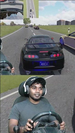 I ESCAPED THE POLICE IN TRAFFIC WITH A TOYOTA SUPRA MK4! 🚔🔥 | Assetto Corsa