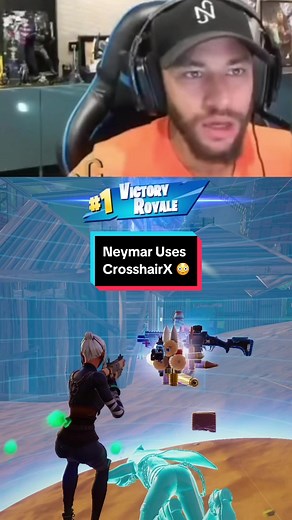 Is Neymar the Best at Fortnite? Watch Him Play with CrosshairX!
