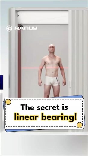 Why machines move SO smoothly? 🔧 The secret is linear bearing! ✨ #bearings#bearingreplacement