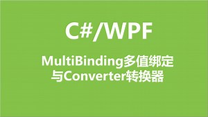 C#\u002FWPF中MultiBinding多值绑定与Converter转换器