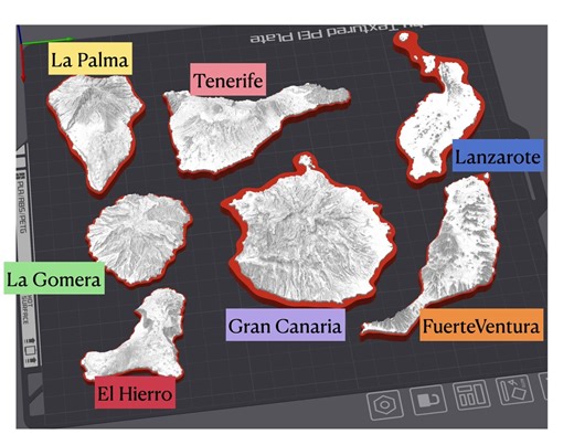 Canary Islands 3D Topographic Map Pack – 7 Islands Relief Models – 3MF Files for 3D Printing – Lanzarote Tenerife Gran Canaria - Etsy