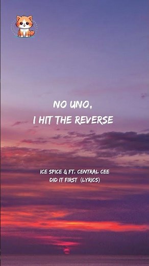 Ice Spice - Did It First (Lyrics) ft. Central Cee #songlyrics #music #icespice