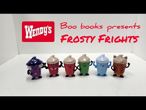 Boo Books Presents Frosty Frights 2024 Wendy's Kids Meal Toys set of 8 Toy Review!
