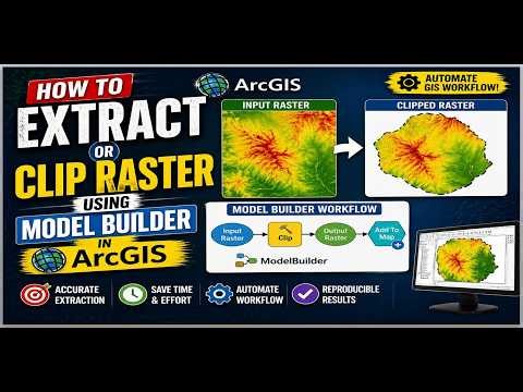 How To Extract Or Clip Raster Using Model Builder in ArcGIS