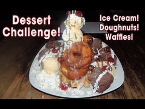 Sweet Dessert Challenge w/ Waffles, Donuts, & Ice Cream!!