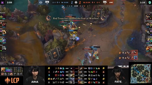 DFM caught FATE off guard, but SHG struck back with vengeance! Triple Kill for SHG Evi! #LoLPacific | League of Legends Championship Pacific