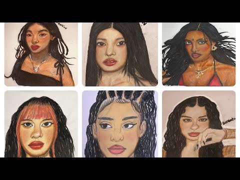 I drew All of Katseye **All Parts**