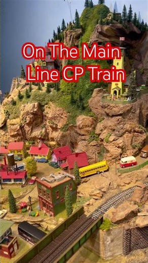 On The Main Line CP Train Locomotive Running #modeltrains #livestream #live #modelrailroader #train