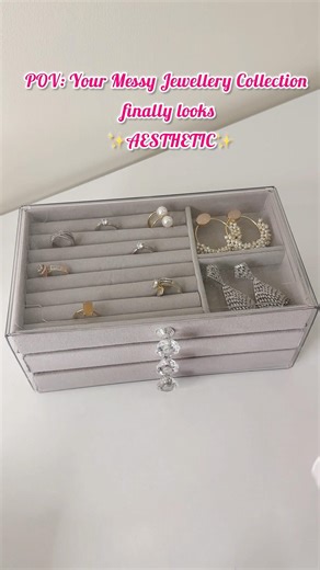 The Only Jewellery Box from​ ‪@Meesho‬ Every Girl Needs!!✨💕