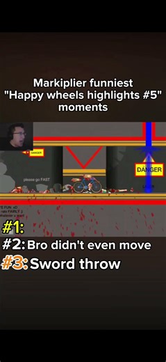 Ranking Markiplier happy wheels moments