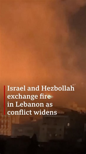 Israel and Hezbollah in Lebanon have exchanged fire as the Iran conflict continues to widen. The Lebanese health ministry says Israeli attacks killed at least 31. Israel says it was responding to Hezbollah attacks. 🎧 https://bbc.in/4u2UOgT | BBC World Service