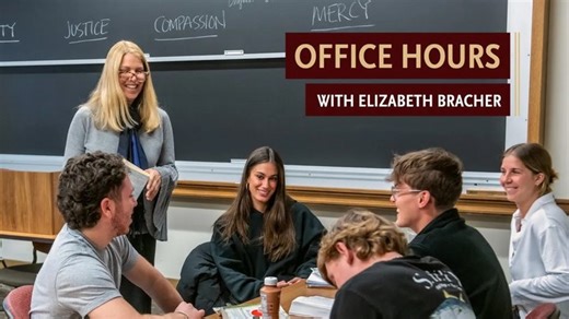 Get to know Professor Elizabeth Bracher '91, known as "Biz." As the Director of BC's Cornerstone Seminar Program, she teaches "The Courage to Know" and oversees the senior capstone program. 🎥: Anna Puglisi '26 & Audrey Chang '27 | Boston College