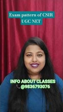 CSIR UGC NET Exam Pattern | Syllabus & Strategy Guide #CSIRNET #UGCNET #ExamPrep