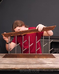 Awesome Rebar Coat Hanger! | Gorgeous