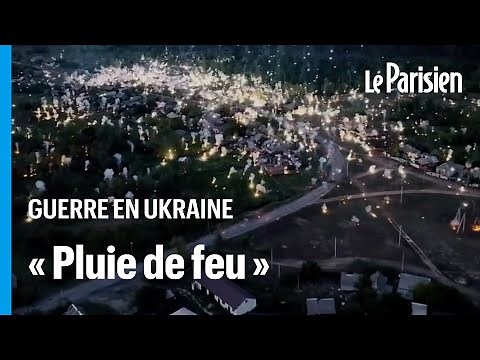 An impressive "rain of fire" strikes Ukraine, the work of Russian incendiary munitions?