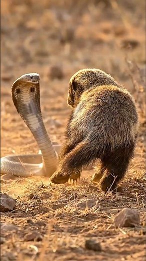 Why Cobra Venom Doesn’t Always Stop a Honey Badger | Nature’s Fearless Survivor #wildlife #shorts