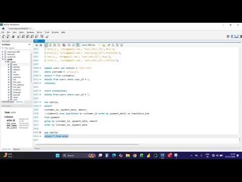 Write your first Sql Quarry in MySQL