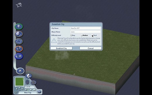 SimCity4 模拟城市，挑战单城30万人口，第01段，设计城市整体板块结构