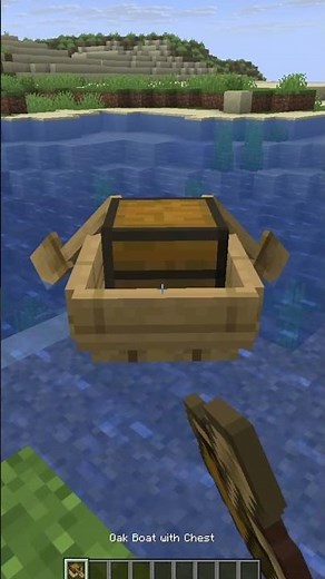 How to Craft a Boat With Chest in Minecraft