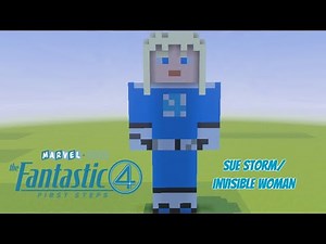 How to build a Invisible Woman statue in Minecraft