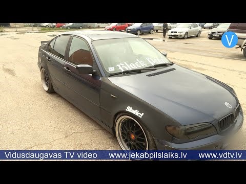 ROADPOL akcijas laikā Jēkabpilī jaunieša “BMW” nonāk CSDD inspektoru pārbaudē