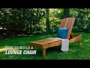 How to Build a DIY Lounge Chair