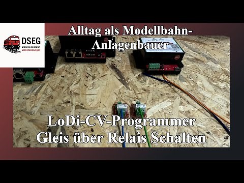 LoDi-CV-Programmer track via relay switch from main track to programming track