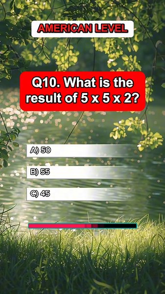 Can you get 10/10? #mathematics #math #quiz #quiztime #trivia #usa_tiktok #generalknowledge