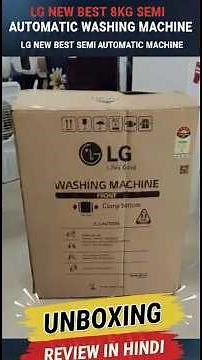 LG semi automatic washing machine.model-P8015SBAZ#lgindia #washingmachine #lgfridge #samsung #ifvg